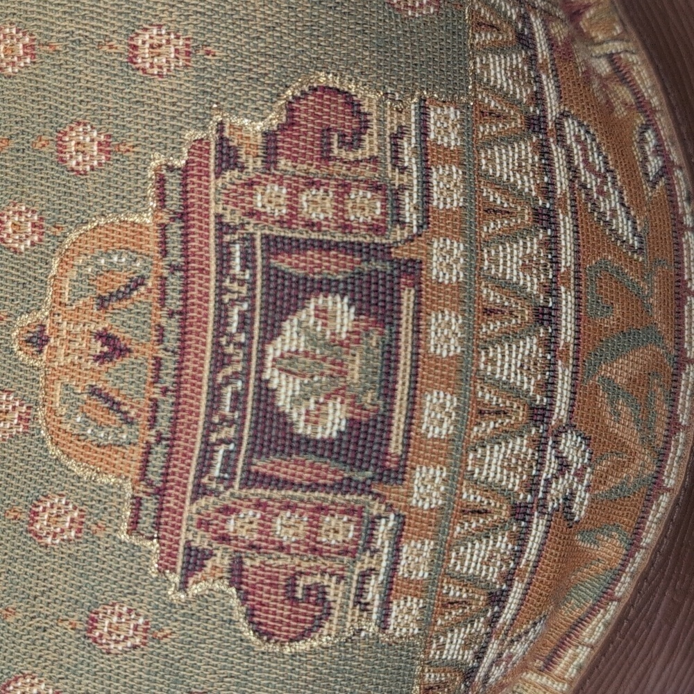 Mary Frances Designer Beaded Elephant earth tone tapestry handbag Purse - Picture 8 of 15